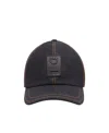 Ferragamo Casquette De Base-ball Bleu In Black