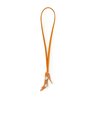 Ferragamo Creations'icon Charm In Orange