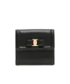Ferragamo Credit Card Case In Black