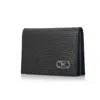 Ferragamo Credit Card Holder In Black