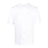 Ferragamo Crew Neck Cotton T-shirt In White