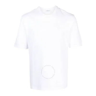 Ferragamo Crew Neck Cotton T-shirt In White