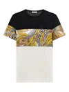 Ferragamo Crew-neck T-shirt In Multi