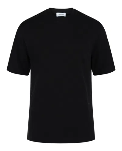 Ferragamo Crewneck Short Sleeve T-shirt In Black