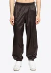 Ferragamo Crinkled Track Pants