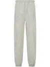 Ferragamo Crinkled Track Pants In Grey