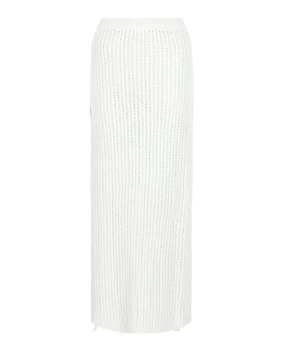 FERRAGAMO CROCHET MAXI SKIRT