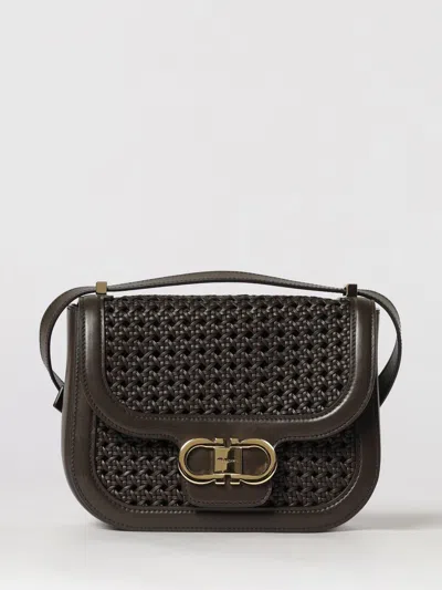Ferragamo Crossbody Bag Woman In Black