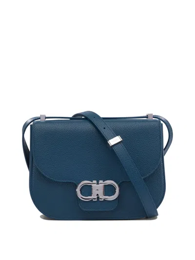 Ferragamo Crossbody Bags In Blue