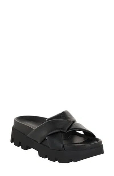 FERRAGAMO FERRAGAMO CROSSOVER SLIDE SANDAL