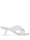 Ferragamo 55mm Crossover-strap Detail Mules