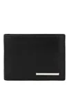 Ferragamo Crosta Polo Bifold Wallet In Black