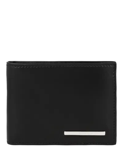 Ferragamo Crosta Bifold Wallet In Black