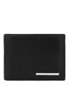 Ferragamo Crosta Polo Bifold Wallet In Black
