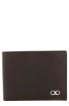 Ferragamo Crosta Bifold Wallet In Brown