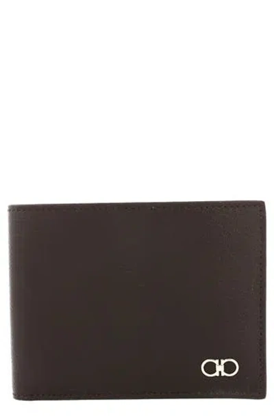 Ferragamo Crosta Bifold Wallet In Brown