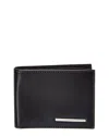Ferragamo Crosta Leather Bifold Wallet In Black