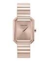 Ferragamo Crystal Bracelet Watch In Metallic