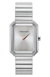 Ferragamo Crystal Tank 33.5mm In Stainless Steel