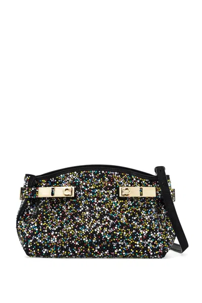 Ferragamo Crystal-embellished In Black
