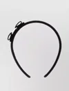 Ferragamo Crystal Embellished Cotton Blend Hair Band