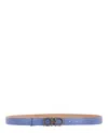 Ferragamo Crystal-embellished Gancini Leather Belt