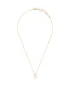 Ferragamo Women Gold-colored Necklace With Gancini Charm In Brass Woman In Yellow