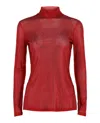 Ferragamo Crystal-embellished Long Sleeve Top