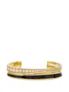 Ferragamo Crystal-inset Bangle In Gold