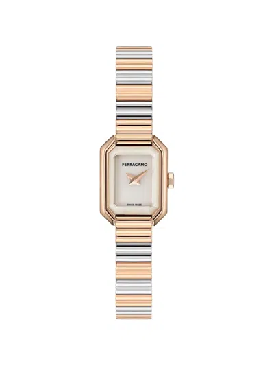 Ferragamo Crystal Petite 20mm Watch In Multi