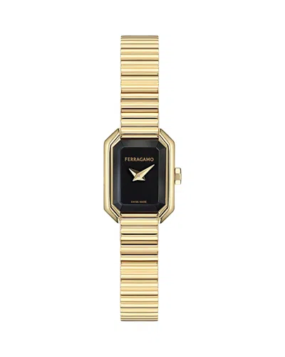 Ferragamo Crystal Petite Watch In Gold