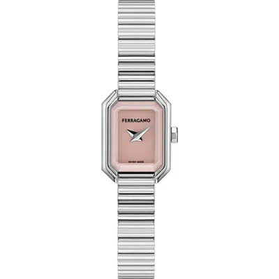 FERRAGAMO FERRAGAMO CRYSTAL PETITE BRACELET WATCH, 15MM X 20MM