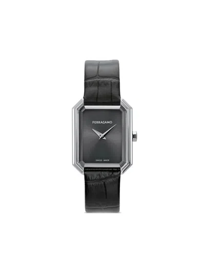 Ferragamo Crystal Tank 33.5mm In Black