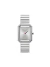 Ferragamo Crystal Tank 33.5mm In Silver