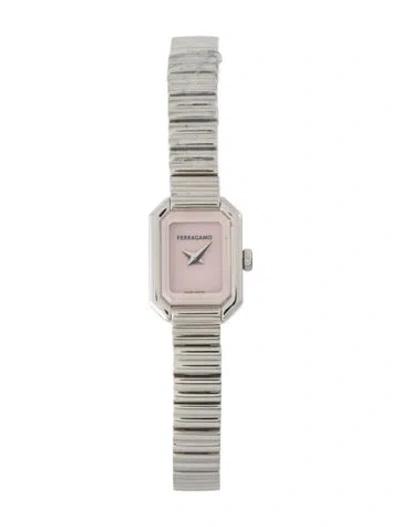 Pre-owned Ferragamo Crystal Watch, 15mm In Multi