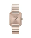 FERRAGAMO CRYSTAL WATCH, 27MM X 34MM