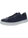 FERRAGAMO CUBE MENS LEATHER CASUAL AND FASHION SNEAKERS