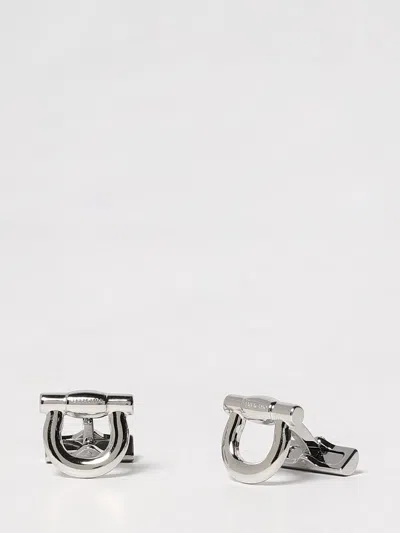 Ferragamo Cufflinks Men  In Silver