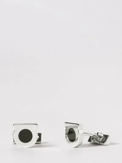 Ferragamo Cufflinks Men  In Silver
