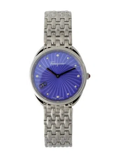 Pre-owned Ferragamo Cuir Watch, 34mm In Multi