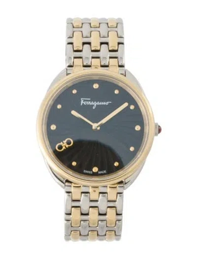 Pre-owned Ferragamo Cuir Watch, 34mm In Multi