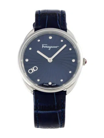 Pre-owned Ferragamo Cuir Watch In Multi