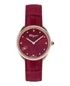 Ferragamo Cuir Watch In Multi
