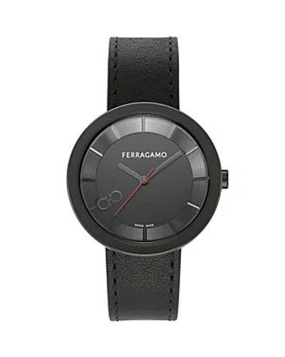 Ferragamo Curve V2 Watch, 35mm In Black