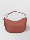Ferragamo Curved Top Handle Shoulder Bag