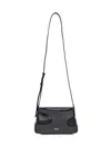 Ferragamo Cut-out Detailing Leather Mini Bag In Black