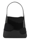 Ferragamo Cut-out Leather Shoulder Bag In Neronero