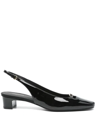 FERRAGAMO 30MM CUT-OUT SLINGBACK PUMPS