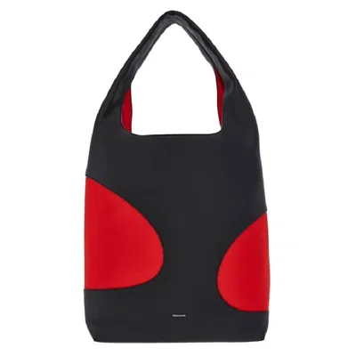 Ferragamo Cut Out-detail Leather Tote Bag In Multi