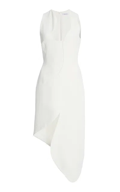 FERRAGAMO CUTAWAY MIDI DRESS